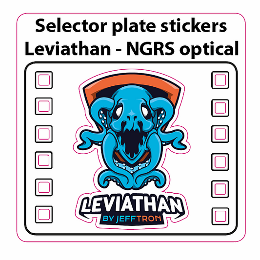 JeffTron Selector Plate Stickers for Leviathan - NGRS optical
