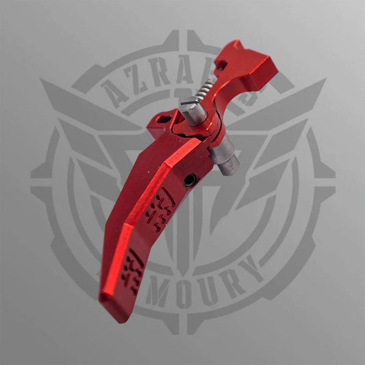Aztech Xtreme Adjustable V2 Speed Trigger (Curved, Red)