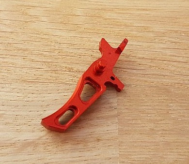 Retro ARMS CNC Custom Straight Trigger - Red (Type I)