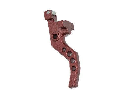 Slong VSR-10 Steel CNC Trigger for Zero Trigger System 45 degree - Dark Red