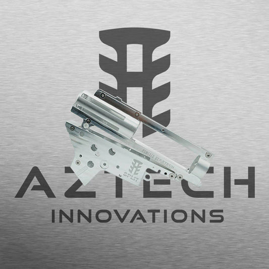 Aztech Split Scythe CNC V2 Gearbox (Raw Silver)