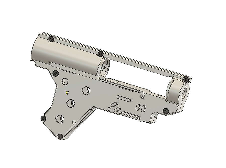 Retro ARMS 7075 T6 CNC gearbox V2 (8mm) for VFC [RETRO-7570] - $115.00 ...