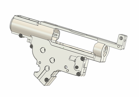Retro ARMS 7075 T6 CNC gearbox 8mm for SCAR NGRS