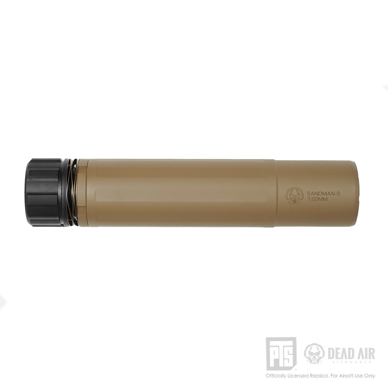 PTS Airsoft Dead Air Sandman-S Mock Suppressor w/ PTS Dead Air Keymo F ...