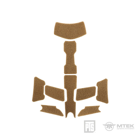PTS Airsoft MTEK FLUX Exterior Velcro Kit (FDE)