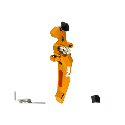 NexxSpeed Airsoft CNC Aluminum Speed Trigger (Gold, Style B)