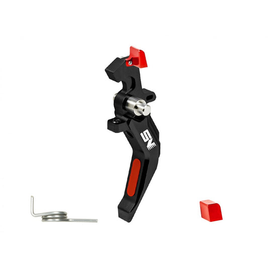 NexxSpeed Airsoft CNC Aluminum Speed Trigger (Black, Style A)