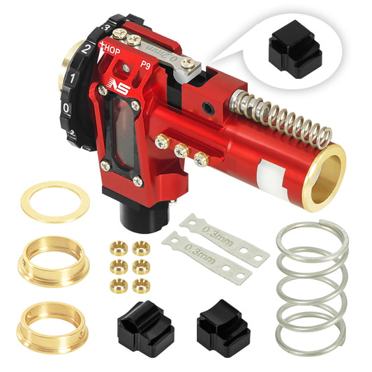 NexxSpeed CNC Aluminum Hop-Up Chamber for M4 AEG (Red)