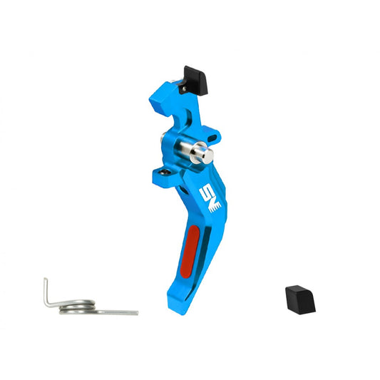 NexxSpeed Airsoft CNC Aluminum Speed Trigger (Blue, Style A)