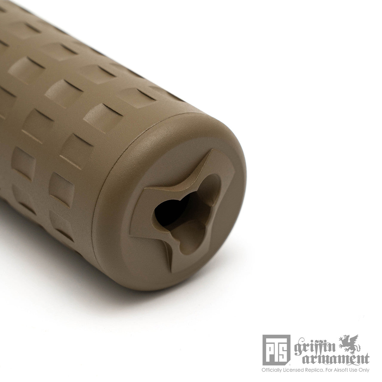 PTS Airsoft Griffin Armament M4SD-K QD [Mock Suppressor, FDE