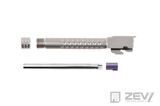 PTS ZEV + LayLax 6.00mm Power Barrel & Bucking Combo Set for TM G17 (Silver)