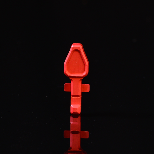 Mancraft Airsoft CNC Bolt Catch for M4/M16 (V1, Red)