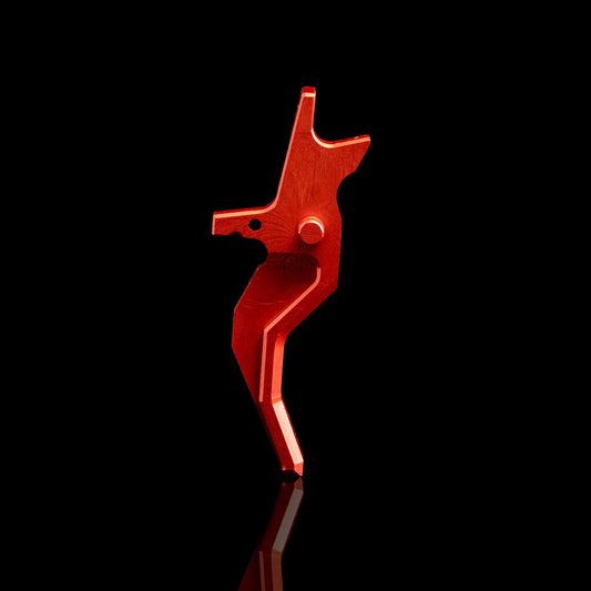 Mancraft Airsoft CNC trigger for M4/M16 (Ver.5, Red)