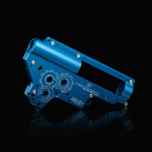 Mancraft Airsoft CNC Gearbox V2 - 8mm - QSC (Blue)