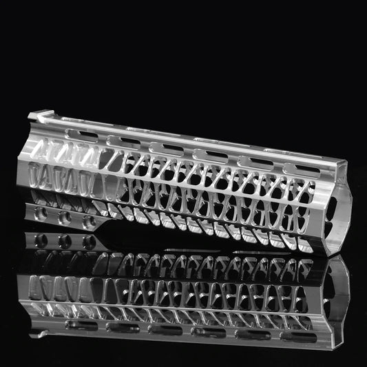 Mancraft Airsoft CNC M4 Superlight Speedsoft Handguard (7", Raw Silver)