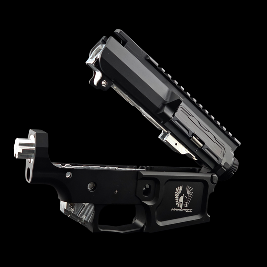 Mancraft Airsoft MTR15 Split System - Receiver & Gearbox Set AEG [Black]