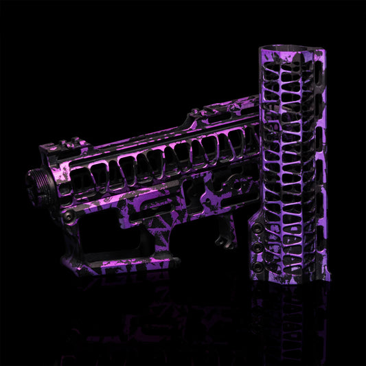 Mancraft Airsoft CNC Speedsoft Splash Anodised Set [Cosmic Purple]