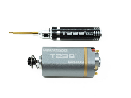 T238 Brushless Motor (33000RPM High Speed/Torque, adjustable, Short Type)