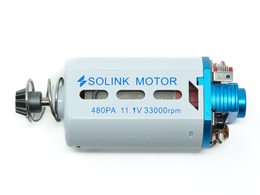 Solink Ventilated SL-480PA Motor w/ CNC Endbell, Fan & Ventilation (Short 33000RPM)