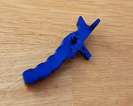Retro ARMS CNC Custom Straight Trigger -  Blue (Type F)