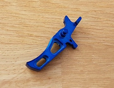 Retro ARMS CNC Custom Straight Trigger - Blue (Type I)