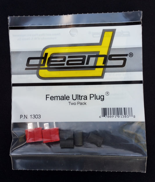 Deans Ultra Plugs (Female Ultra Plugs, 2 pack)