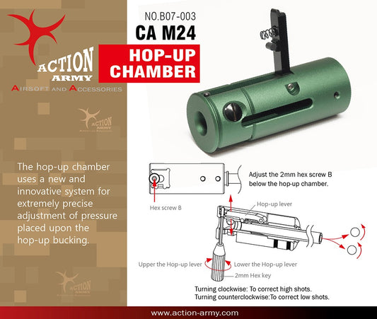 Action Army Hop-Up Chamber for Gen 1 CA M24 LTR