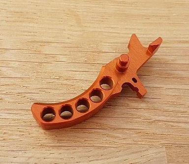 Retro ARMS CNC Custom Straight Trigger - Orange (Type G)