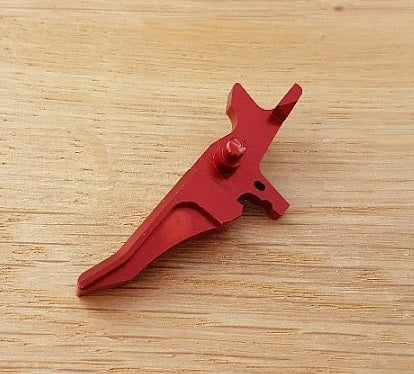 Retro ARMS CNC Custom Straight Trigger -  Red (Type J)