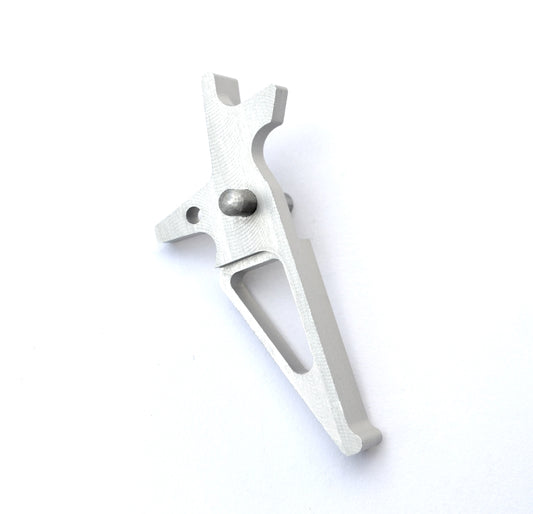 Retro ARMS CNC Custom Straight Trigger - Silver (Type B)