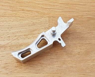 Retro ARMS CNC Custom Straight Trigger - Silver (Type I)