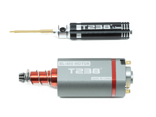 T238 Brushless Motor (39000RPM High Speed/Torque, adjustable, Long Type)